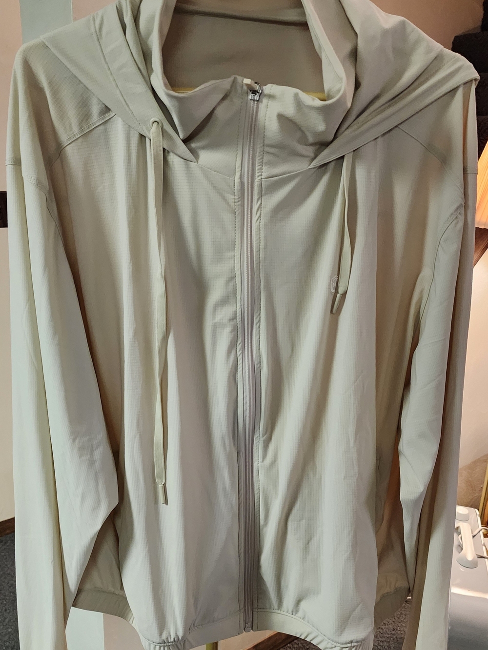 Born Primitive XXL Light Beige Hooded Zip Jacket - Women